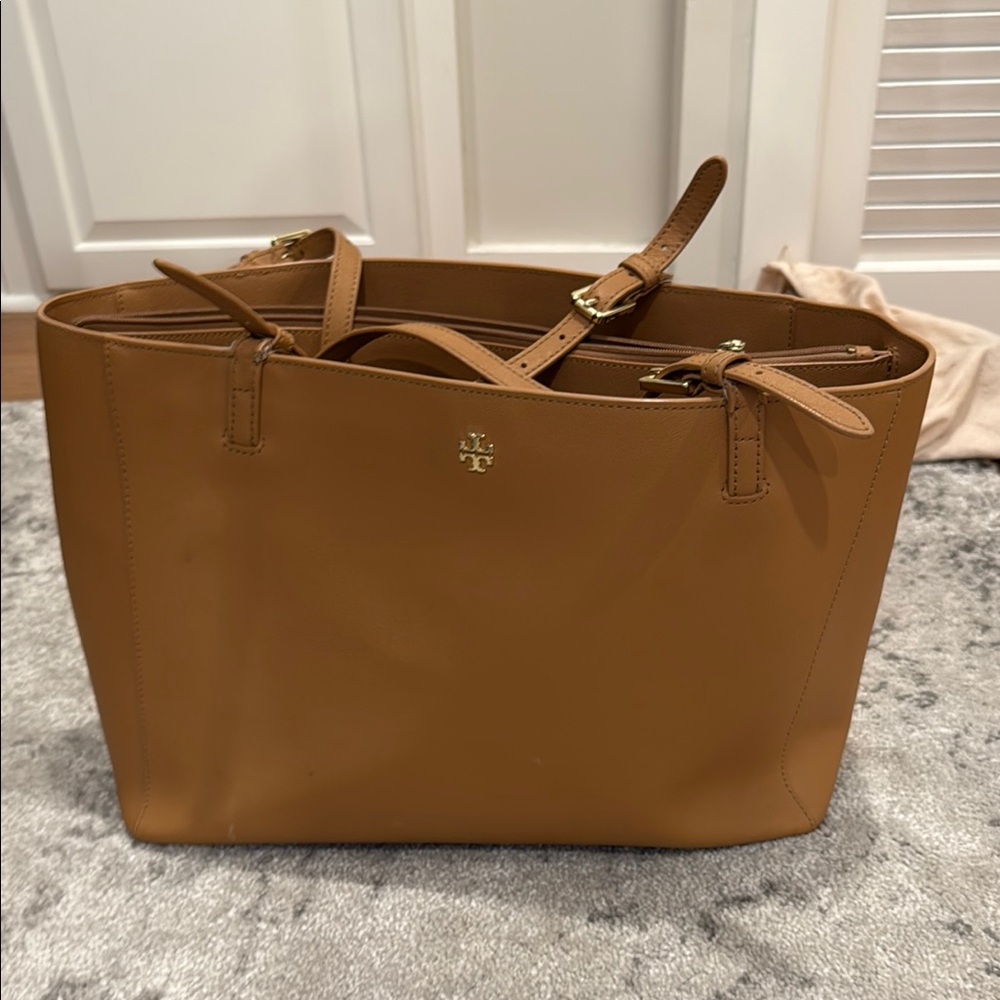 Tory Burch Brown Leather Tote